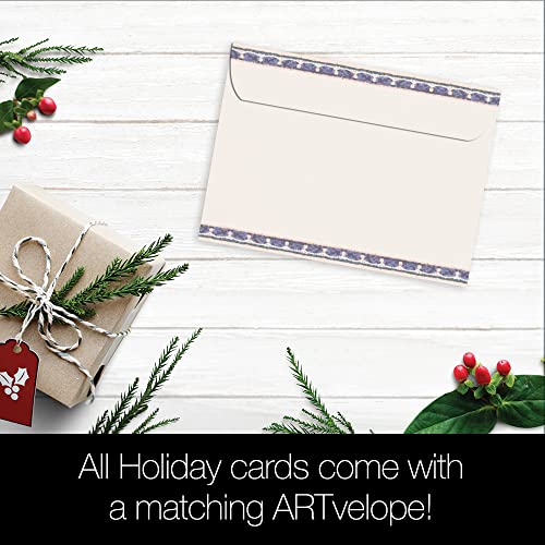 Tree-Free Greetings Rosh Hashanah 10 Pack With Matching Envelopes,Eco Friendly,Made In Usa,100% Recycled Paper,5”X7”,12 Tribes Mosaic (Hb53491) #TOP1