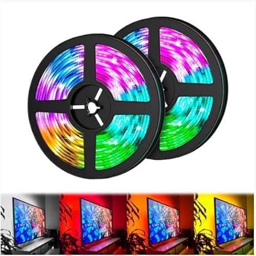 Fita Led Rgb Controle Via App Celular 5 Metros 5v USB Para Tv Pc Carro Quarto Decoração