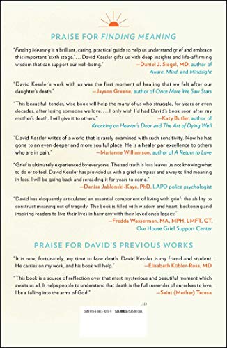 Finding Meaning: The Sixth Stage of Grief