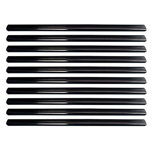 10PCS A4 Slide Binders Black Binding Bars Slide Grip,Plastic Spine Bars Sliding Binders for File Report Project Presentation Office Document Supplies 30.5 * 1.5CM (Black)