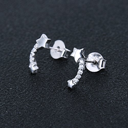 Aoedej Cross Stud Earrings And Sparkling Shooting Star Ear Climber Earrings #TOP7