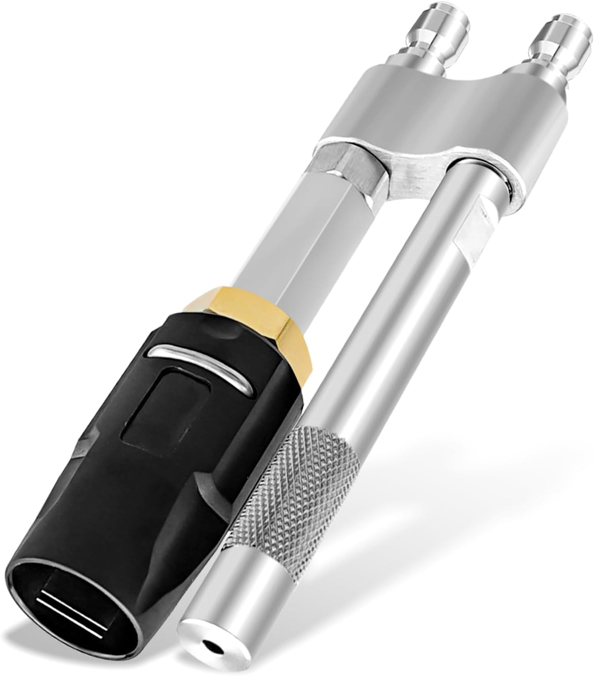 Pressure Washer Chemical Tip M5 Twist Nozzles, Long Range Chemical Shooter for 3-7 GPM, 1/4” Quick Connect, Adjustable Washing Up to 50 Feet, 3 Nozzles