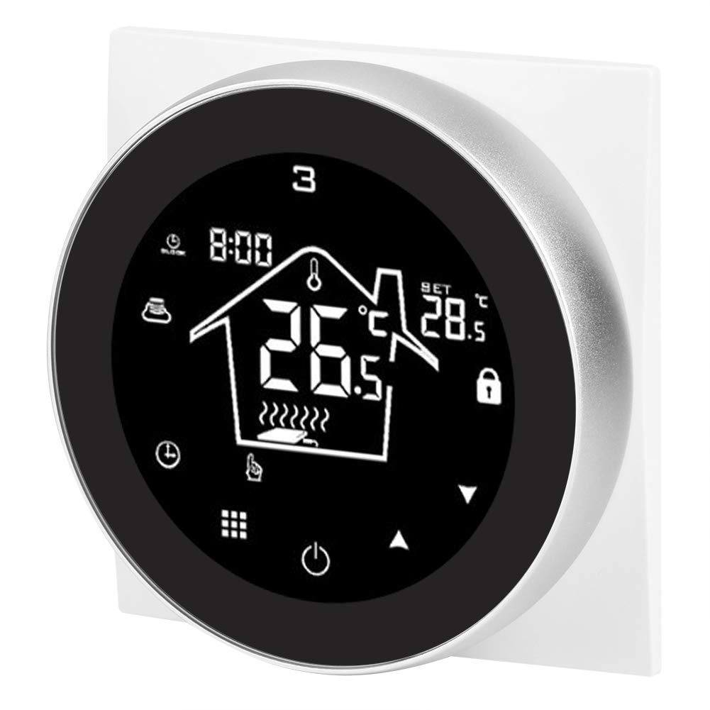 Hyuduo Termostato Termostato Touch da Parete AC90 240V per Riscaldamento a Pavimento per Uso Domestico Controllo Intelligente del Riscaldamento con Funzionamento Affidabile