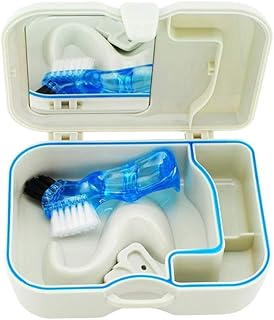 FOMIYES Portable Denture Case Fake Teeth False Teeth Case False Teeth Holder False Teeth Container Chemicals Denture White Denture Container