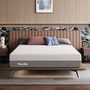 Novilla DualComfort Matratze 90x200 cm, 9-Zonen Gel & Greentea Memory Schaum Kaltschaummatratze, 25 cm Höhe H4 & H5 wendbare Matratze, Öko-Tex Zertifiziert Atmungsaktiver & Waschbarer Bezug