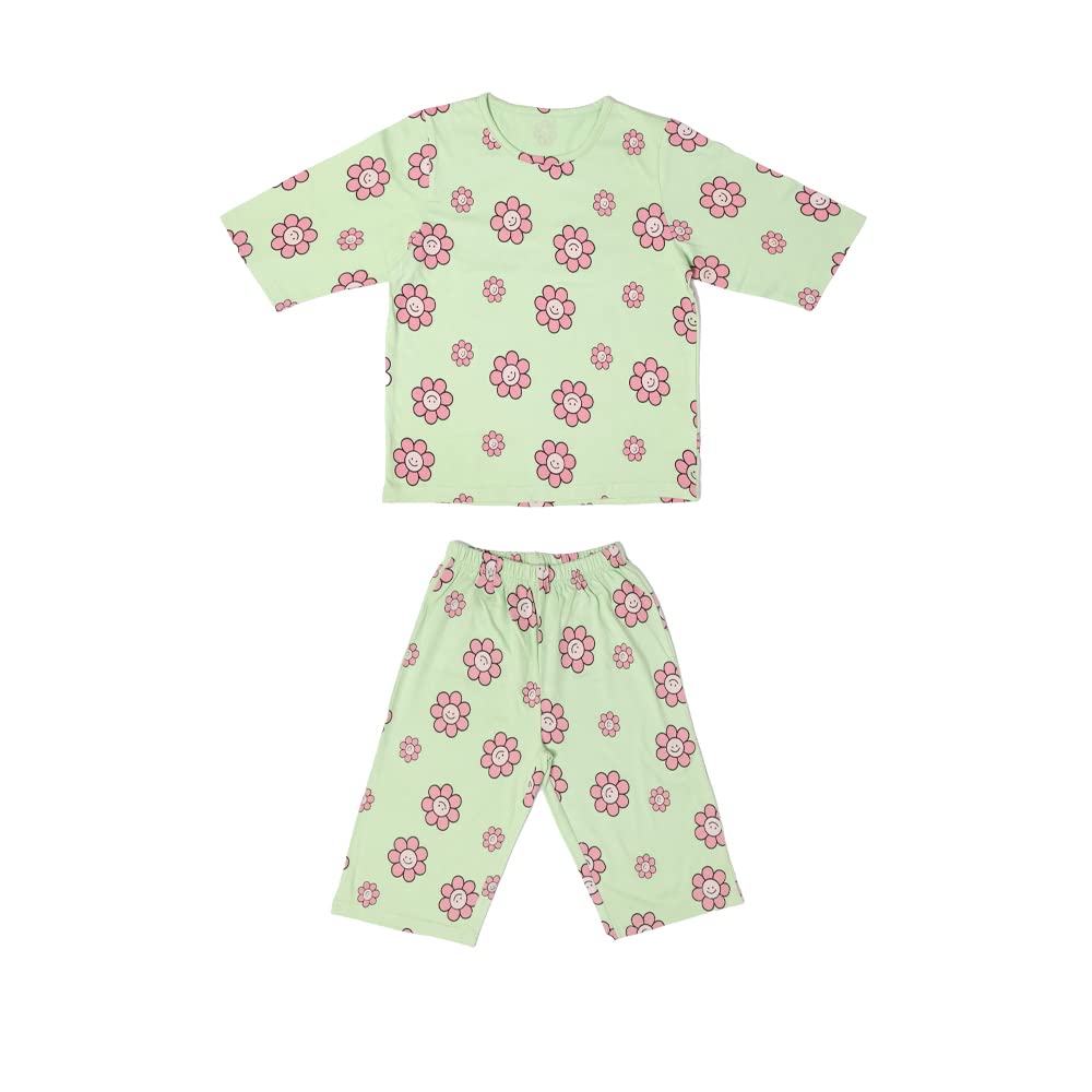 AIKOGirls AIKO-Kids Cute Print Long Two Piece Pyjama Set Girls PJ set (pack of 1)