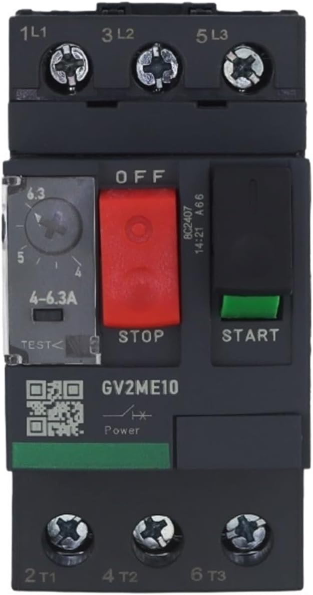 Thermal Magnetic Circuit Breaker Switch Button, GV2ME06, GV2ME07, GV2ME08,GV2ME10.GV2ME14,GV2ME16,GV2ME20,GVME22,GVME32(GV2ME05 0.63-1A)