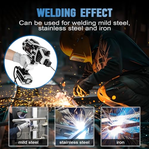 Handheld Welder Machine, 110V IGBT Inverter Portable Welding Machine with 6 Variable Current Adjustment, 20-120Amp Portable ARC Welder for 1/16''-1/8'' Welding Rod by GYZJ - Image 6