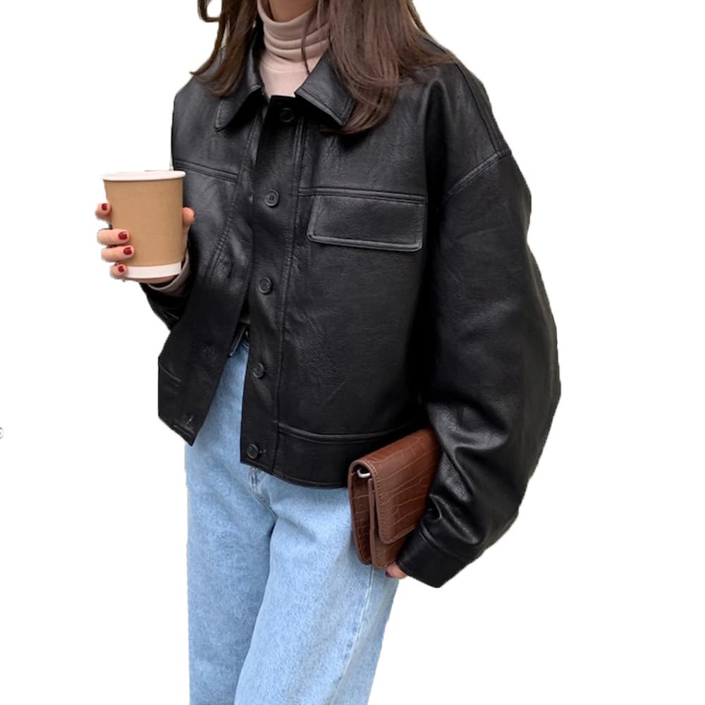 Amazon | [miniministore] ライダースジャケット PUレザーブルゾン