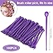 Molain 180 Pcs Brush Roller Pick Plastic Hair Roller Pins Brush Hair Rollers Pins Hair Curler Roller Pin for Hair Curling Styling Accessories Hair Roller Locking Tools
