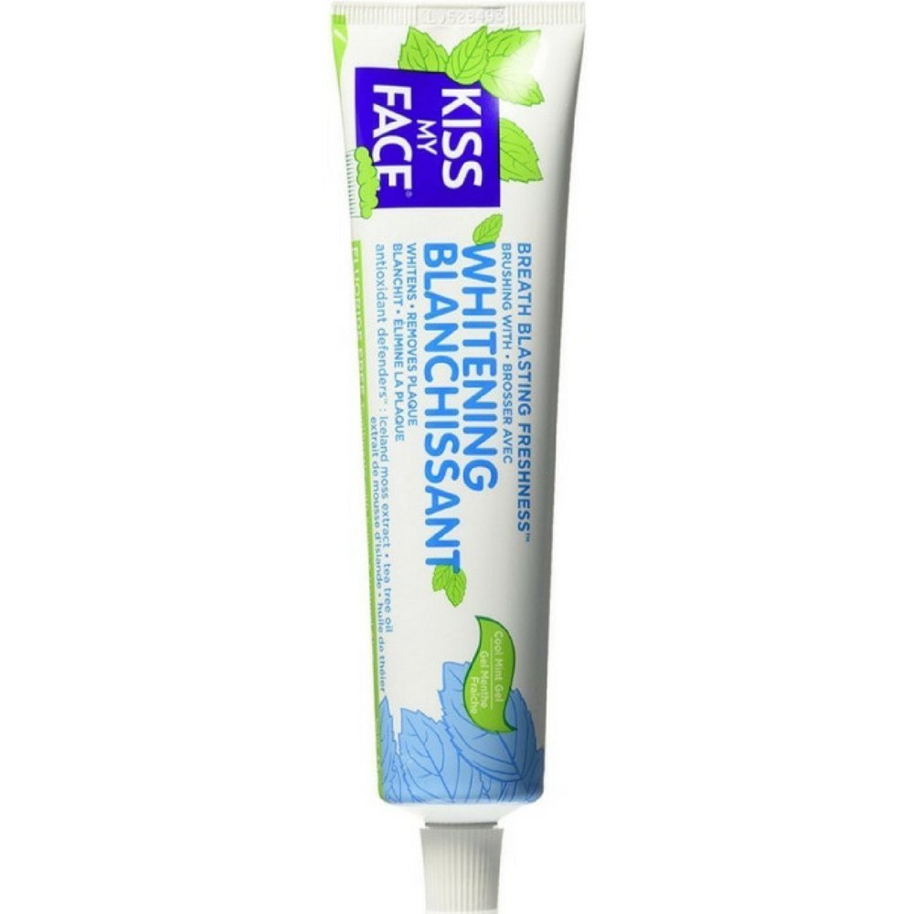 Amazon.com : Kiss My Face Toothpaste Whitening Cool Mint 4.5 Ounce ...