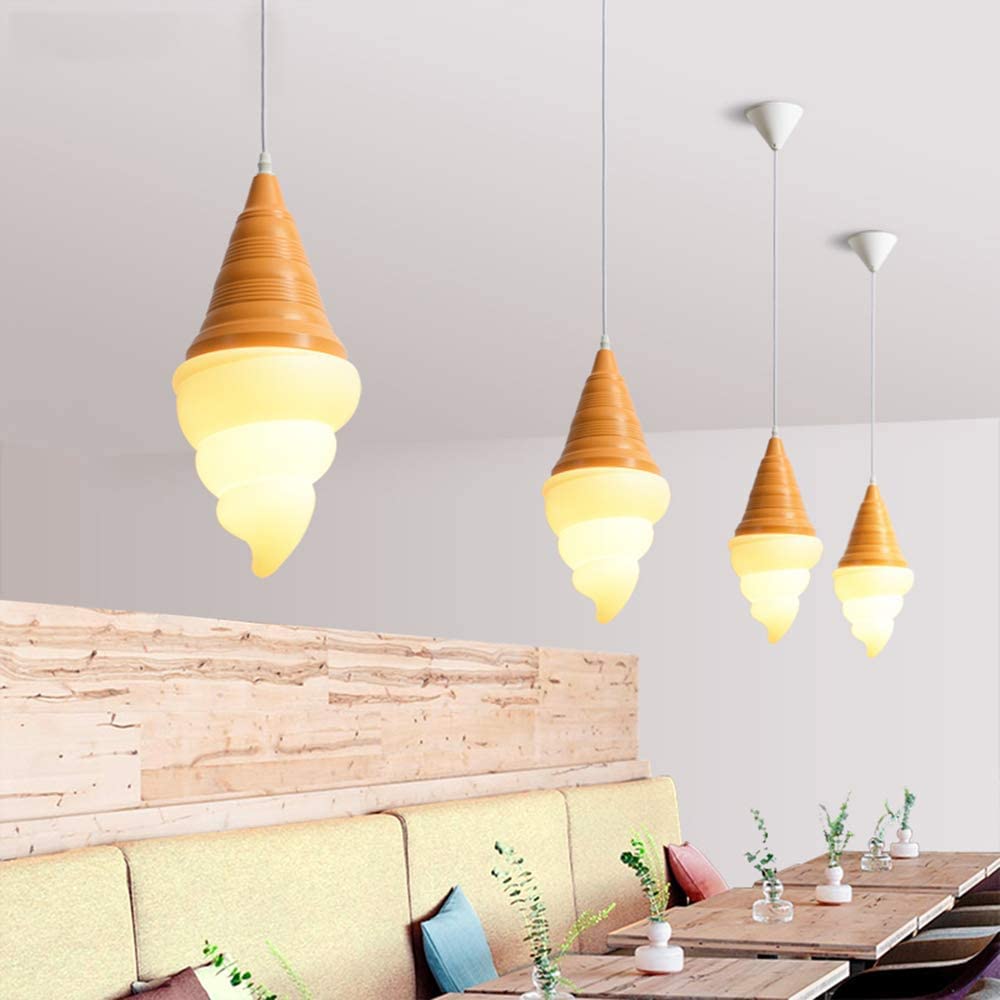 Altura ajustable Dibujos animados Helado Pe Hierro Luz de techo Habitación infantil Lámpara colgante Lámpara creativa Accesorio Art Deco Para estudio Sala de estar Comedor Dormitorio Lámpara colgante