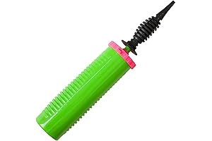 Inflador de globos con helio manual de acción dual para dos vías