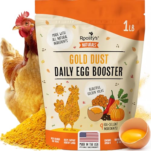 Roostys Gold Dust Daily Egg Booster Chicken Supplement 16oz