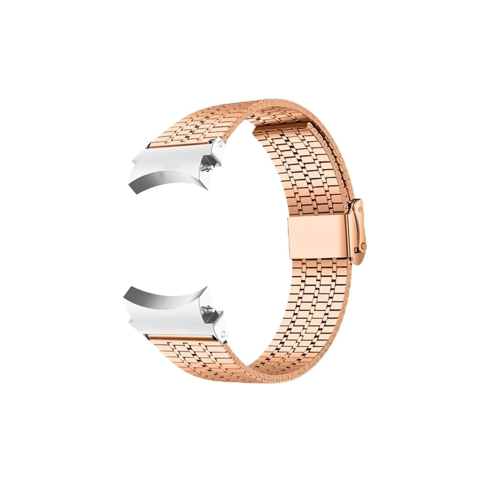 bracelet de montre en acier inoxydable, Bracelet en métal sans espace, à extrémités incurvées, for Apple Watch Series 6 Classic 47 mm, 43, 6/5/4, 40, 44 et 5 Pro 45