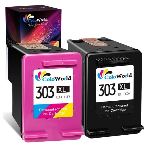 ColoWorld Renoverade 303 XL svarta färgbläckpatroner för hp 303XL för HP Envy Photo 7134 6230 6220 7830 7130 622 6232 6234 6252 7120 7132 7800 7820 7822 7855 7858 7864 Tango smart hemskrivare