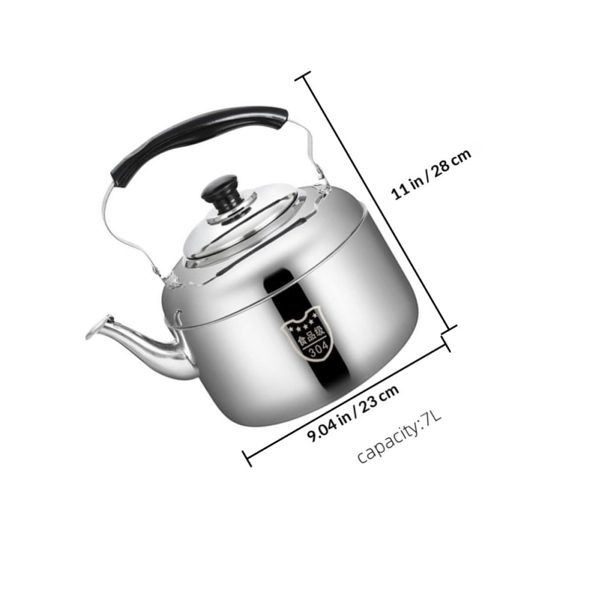 Tetera Silbante de Acero Inoxidable de 7l para Café y Té