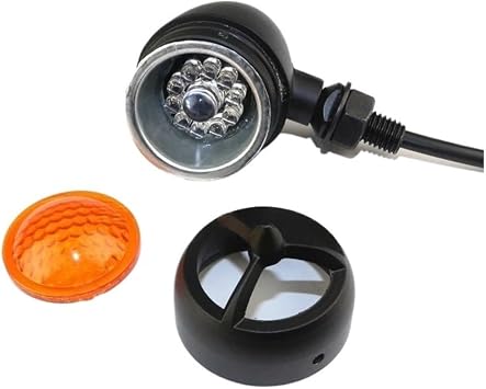 Motorcycle Rear Light Retro Motorcycle LED Bel Air Tail Light Base Brake Stop Tailllight Turn Signal Indicator For Chopper For Bobber