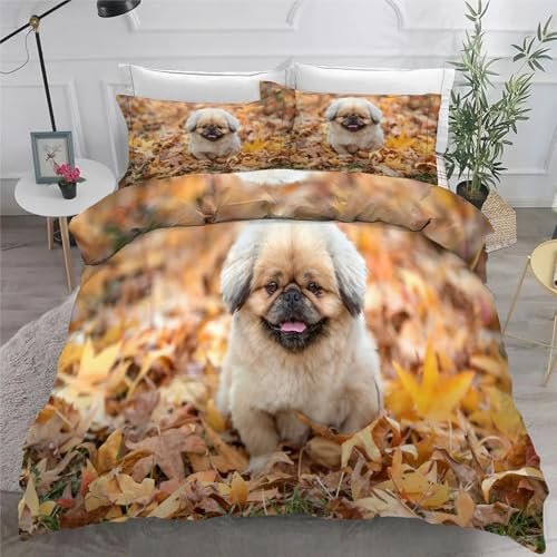 Housse de couette animal de compagnie 200x200 avec fermeture éclair douce Kg2092 - 6
