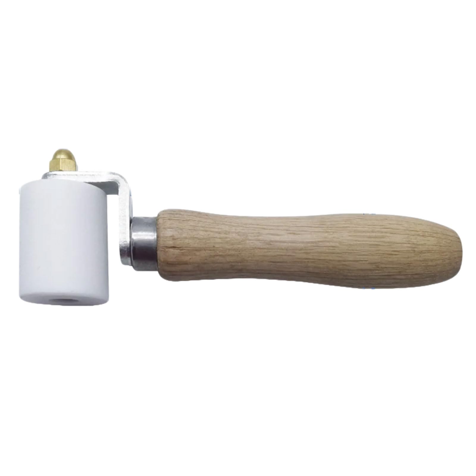 Buxuaaaa 40Mm Wood Handle Wallpaper Roller Decorating Tool Seam Rolling Tool Width 40 / 28Mm Flat Pressure Roller Smoothing Tools Flat Pressure Smoothing