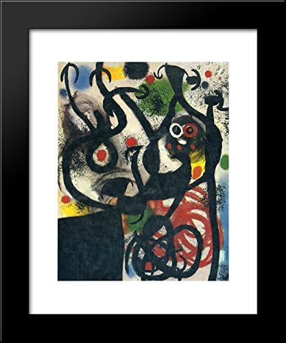 Women and Birds in The Night 20x24 Framed Art Print by Miro, Joan