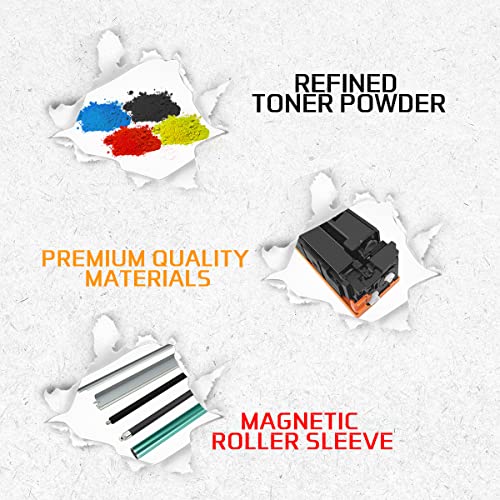 GREENPRINT Compatible 4 Colors Toner Cartridges W2410A W2411A W2412A W2413A, 1050 Pages Black - Image 2