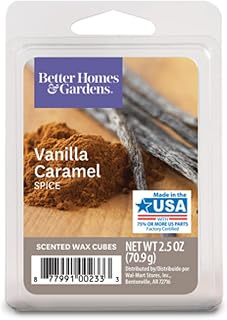 Vanilla Caramel Spice Scented Wax Cubes