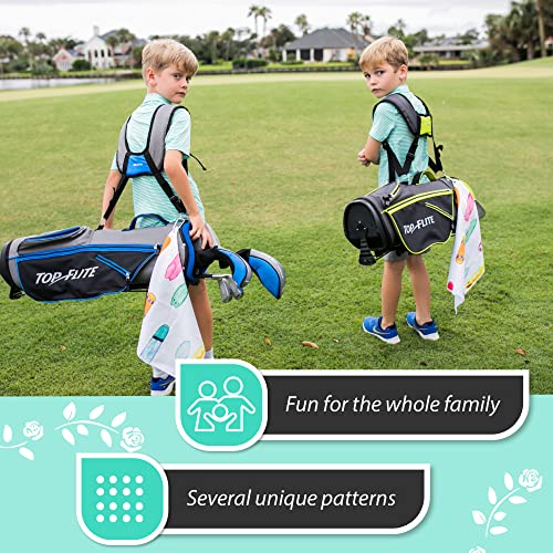 Millie Rose Tennis Towels In Multi Fashion Prints - Soft Microfiber Cotton 15X17 Inch Tennis Towels With Carabiner Clip - Tennis Gifts (Tennis Love) #TOP7