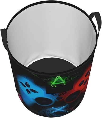 Miniatura 3 de Cesta para juegos de gamelaundry bolsa de almacenamiento de ropa sucia impermeable plegable para oficina, dormitorio, sala de estar, ropa de