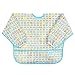 Bumkins Petit Collage Waterproof Sleeved Bib, Elephant Splash (6-24 Months)