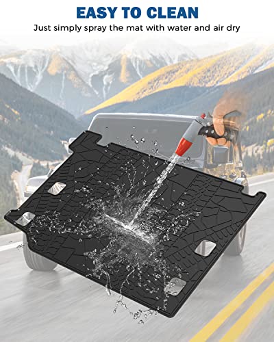 Joytutus Cargo Mat Fits Wrangler Jl 4Xe, All-Weather Protection Trunk Mat Cargo Liners Heavy Duty Waterproof Odorless Durable Fits Wrangler Jl 4Xe 2021 2022 2023 4 Door (Not Fits 4X4) #TOP5