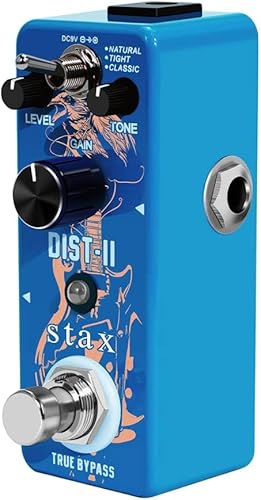 Vista 51 de Stax Pedales de efectos de compresor. Sonido clásico de compresión óptica. Ataque suave y atenuación. Conservando el transitorio de la señal Línea