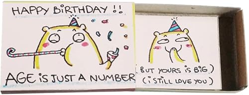 3XU Bonita tarjeta de amor Matchbox  Tarjeta de aniversario  Regalo de San Valentín hecho a mano  Regalo sorpresa para ellapara él  Tarjeta de