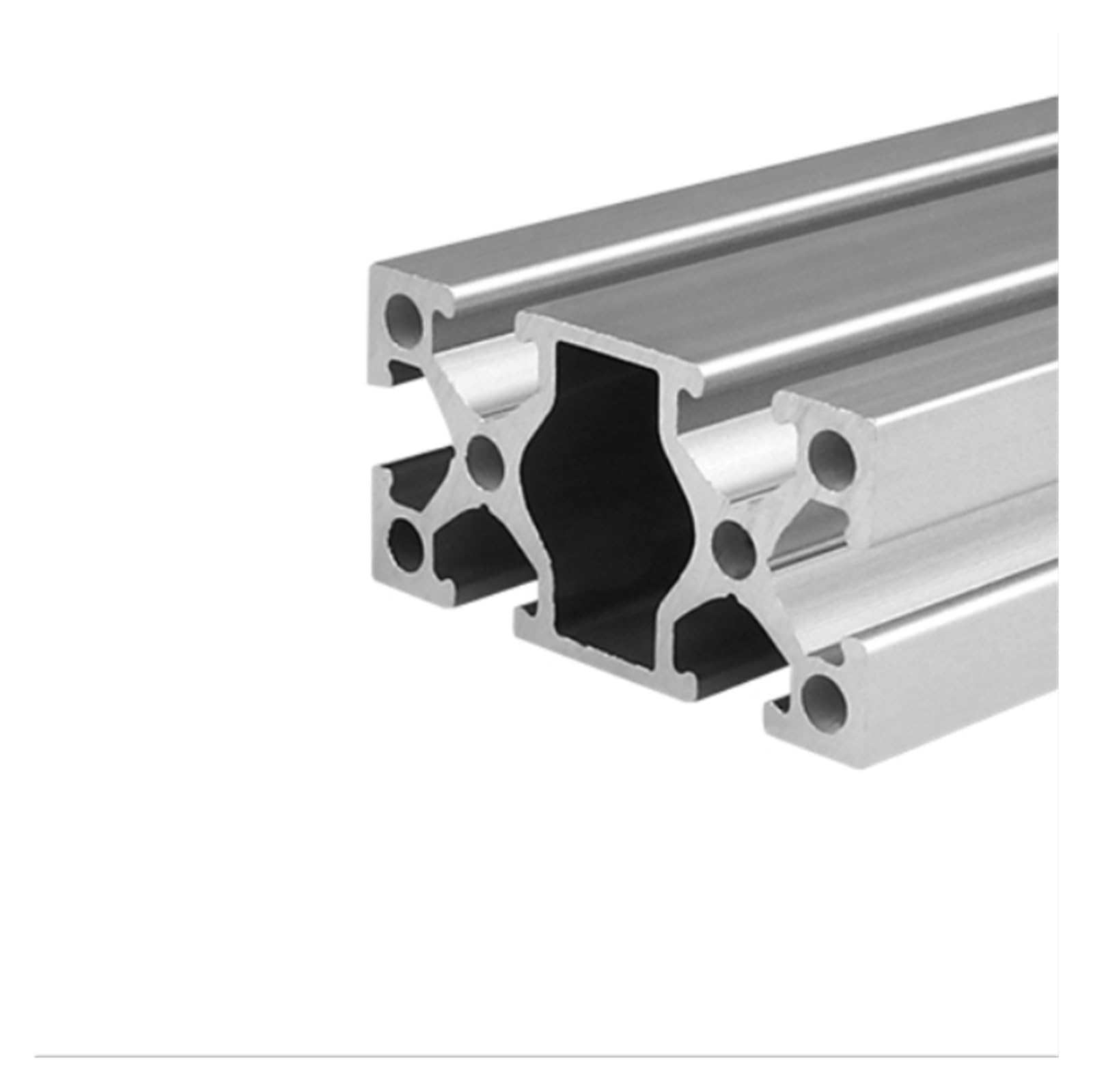Kayoude Eu-2550 2525 Aluminum Profile 2550 25 Series 25Mmx25mm Industrial Linear Guides Extrusion Frame Eu Standard(,650Mm)