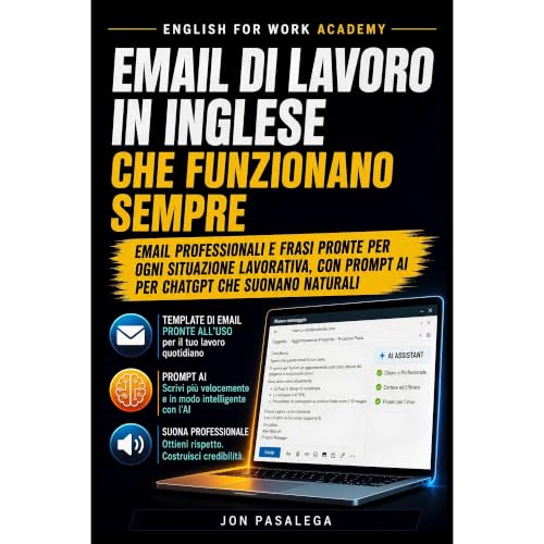 Email di Lavoro in Inglese che Funzionano Sempre Audiolibro Por Jon Pasalega arte de portada