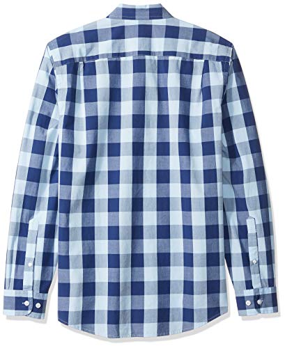 Image of Amazon Essentials Men's Regular-Fit Long-Sleeve Casual Poplin Shirt, Button Front, Business Casual, Collared