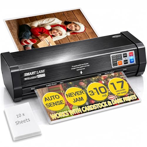 SINCHI 13 Heavy-Duty Laminator with 10 Sheets