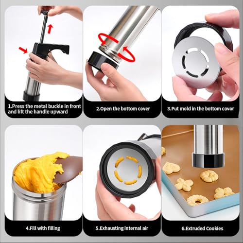 Stainless Steel Cookies Press by GleeAnt - Image 4