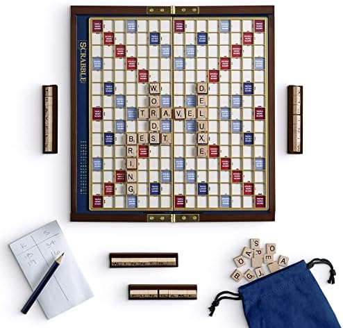 WS Game Company Scrabble Deluxe Travel Edition