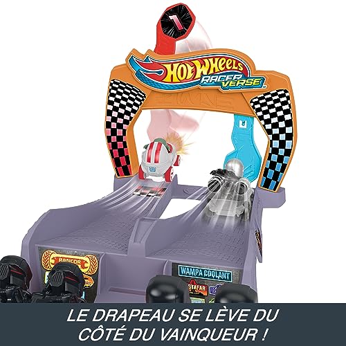 Hot Wheels Coffret Grande Course Grogu Star Wars Racerverse avec Voitures De Course en Métal avec Personnages Inspirés par Grogu Et Mandalorien Jouet Enfant A Partir De HPL32 - vue 6
