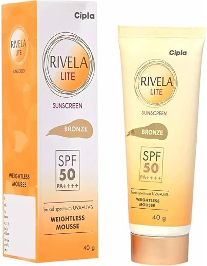 NEW LITE SUNSCREEN BRONZE SPF 50-40gm-(Pack of 1)-(O)