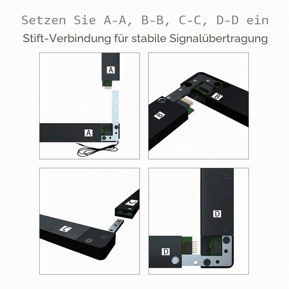 GreenTouch 139,7 cm 10 Punkte Infrarot-Touch-Rahmen, ir-Touch-Blende, ir-Touch-Overlay für Touchscreen-Monitor
