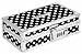 Vaultz Locking Supplies & Pencil Box with Key Lock, 5"x 2.5"x 8.5", Black and White Polka Dot (VZ03712)