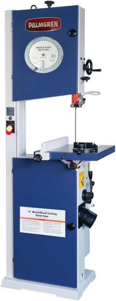 Vertical wood/metal band saw, 18" floor model