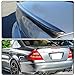 MCARCAR KIT Trunk Spoiler fits Mercedes Benz E Class W211 E320 E400 E55 E63 AMG Sedan 2003-2009 Carbon Fiber Car Exterior Rear Spoiler Wing