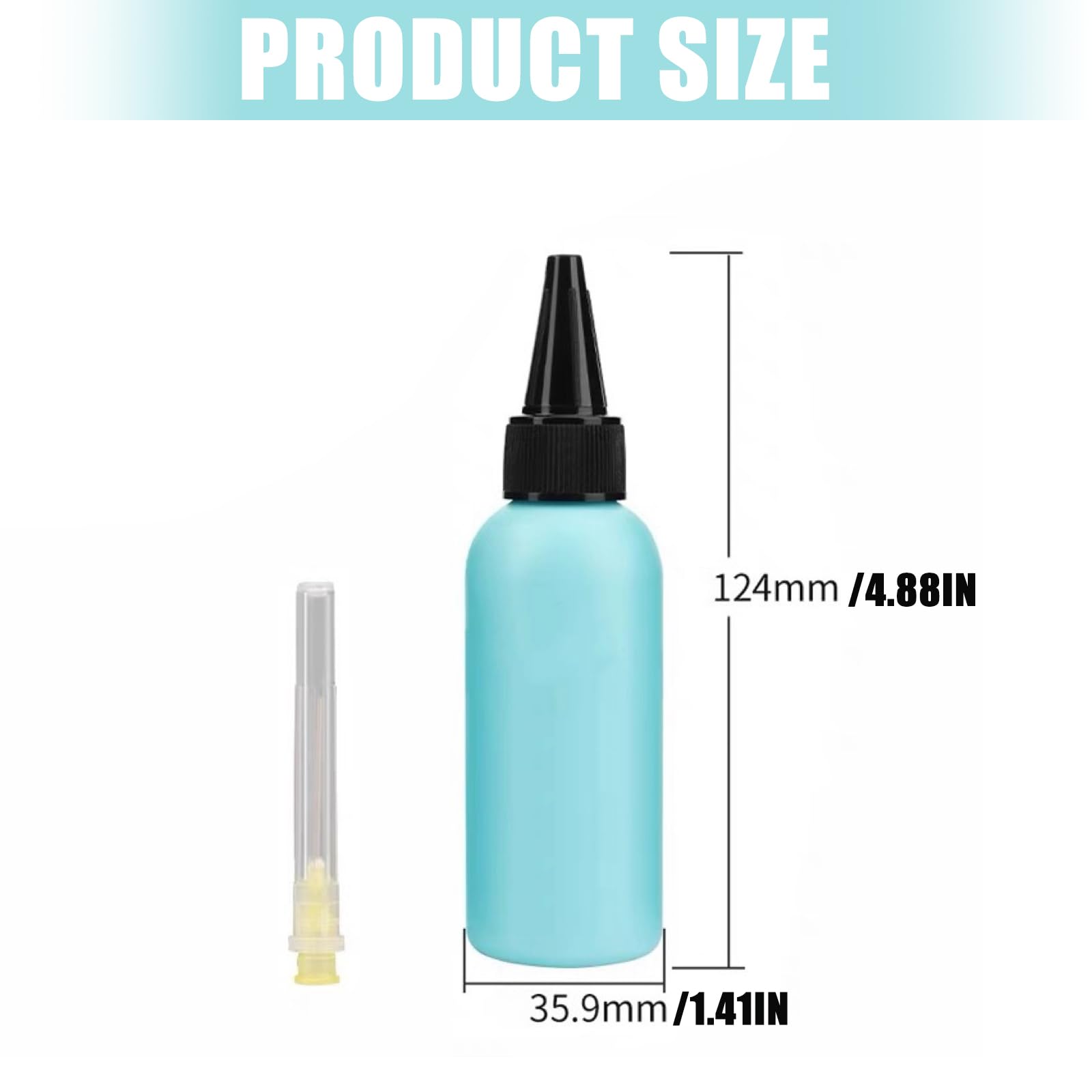 Bottiglia Liquido Di Plastica Con Distribuzione Di Ago Rosin Colla Solvente 60 Ml Bottiglia Mobile Strumento di Riparazione Ugelli Strumento di Perdita Ugelli Strumento