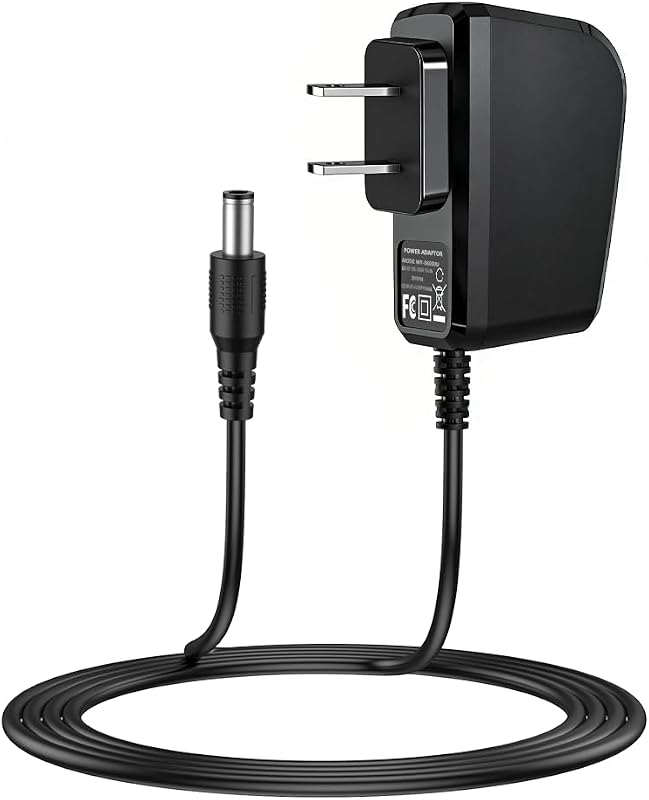 9V DC Power Adapter Compatible with CasioTone Casio Keyboard Piano AD-5 WK-110 WK-200 LK-43 LK-100 CTK-2100 CTK-496 CTK-710 CTK-700 CT-360 CTK-573 CTK-611 AD-5MU / AD-5MR Replacement Charger