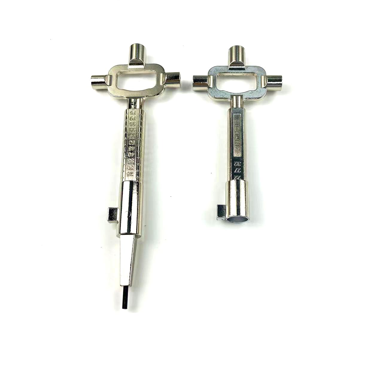 TPM Go Lock Cylinder Gauge Cam,Construction Master Key Measuring Tools, Building Keys,Locksmith Pick Key (2pcs Set)