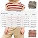 Kids Tank Tops Casual Striped Crew Neck Sleeveless Vest Cotton Soft Comfortable Tank Top Boys & Girls Size 1-7T Blue Kids Summer Clothes Size 4-5