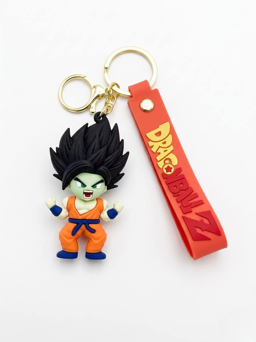 Smart Choiz Premium 3D Anime Silicone Keychains with Wrist Strap
